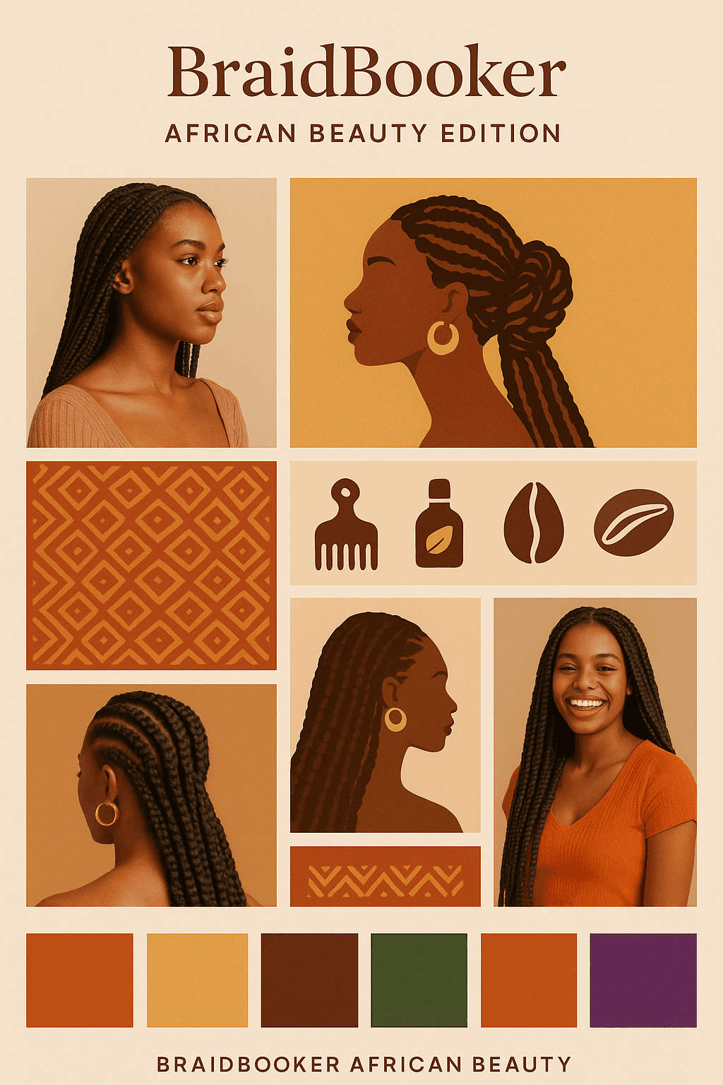 BraidBooker African Beauty — tresses, coiffures et soins capillaires